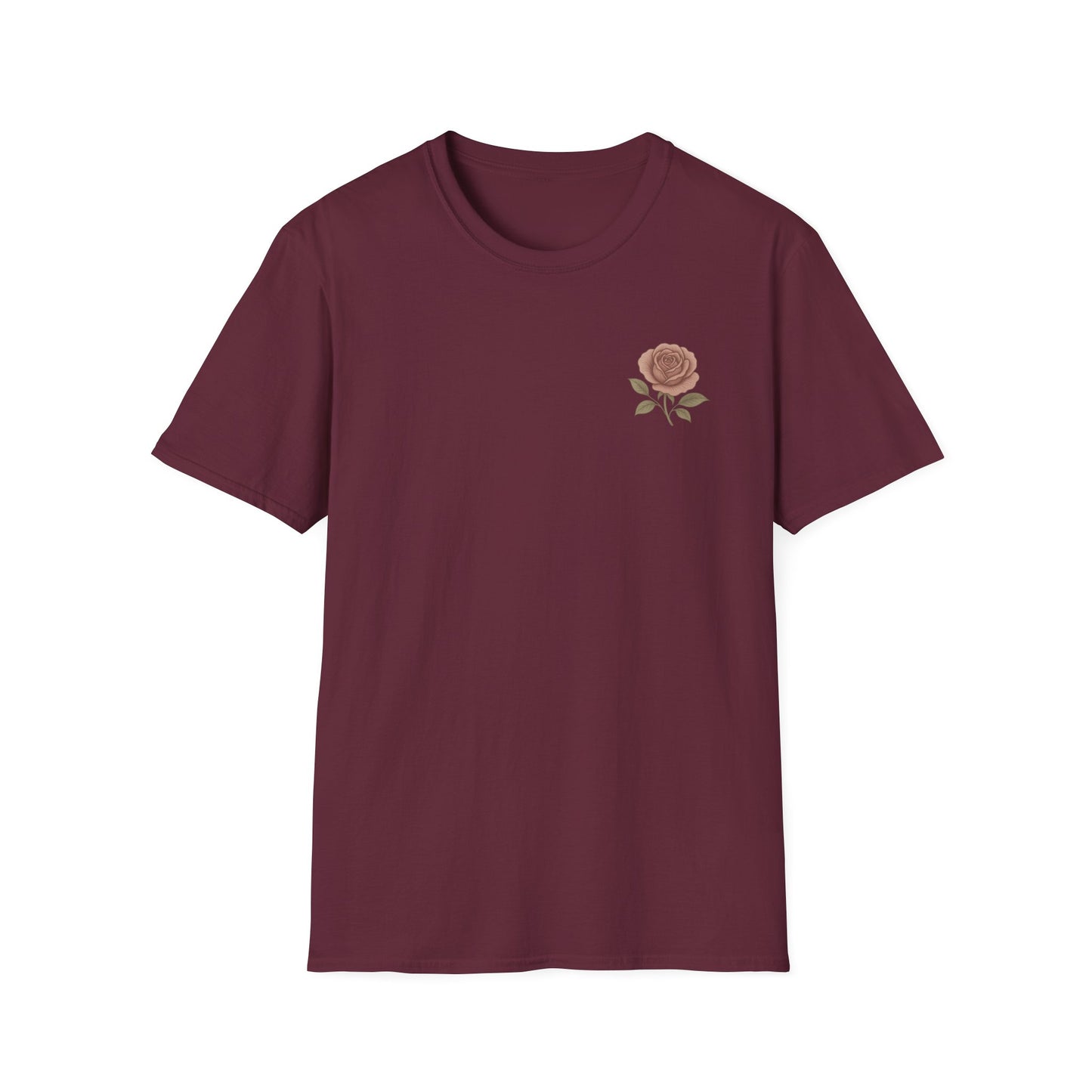 Daughter of a King Floral T-Shirt | Unisex Softstyle Tee for Empowerment and Faith