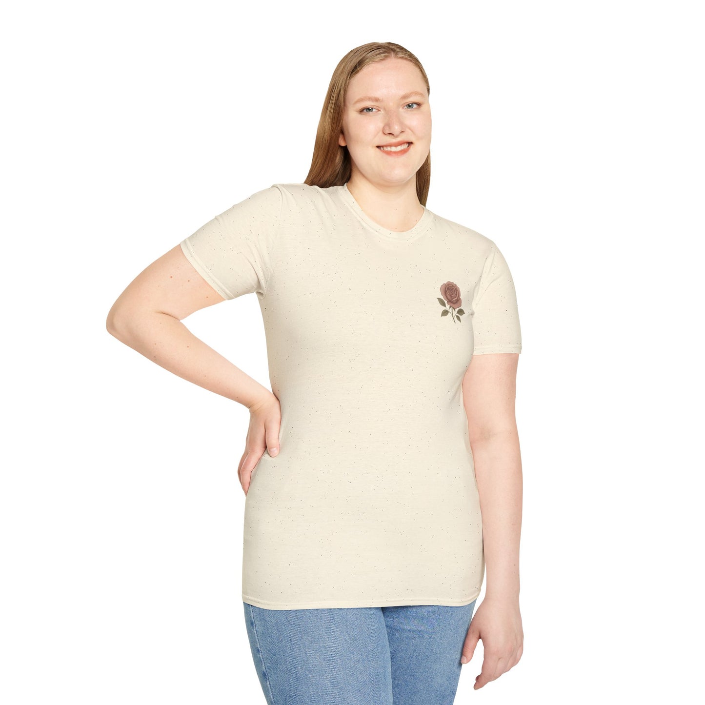Daughter of a King Floral T-Shirt | Unisex Softstyle Tee for Empowerment and Faith