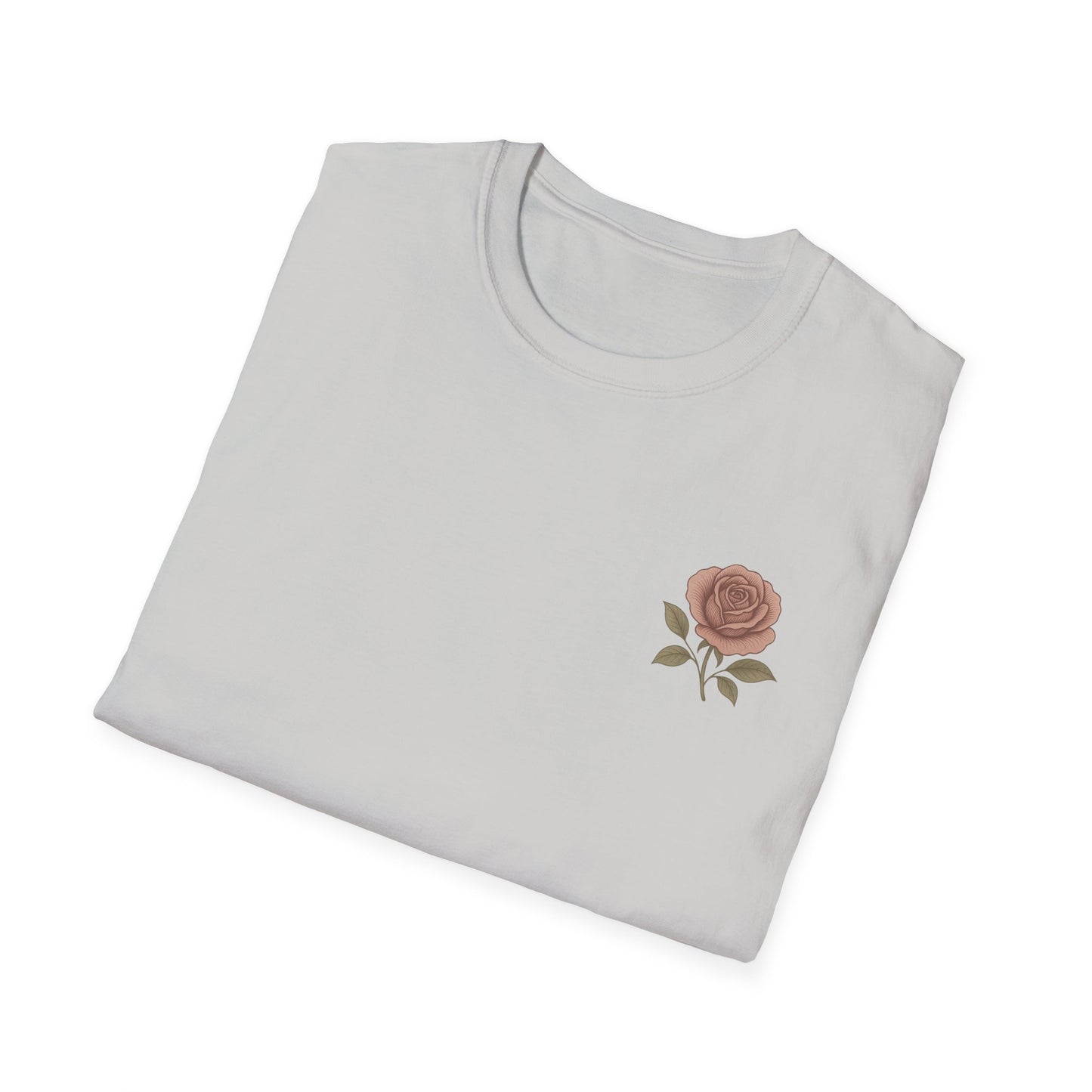 Daughter of a King Floral T-Shirt | Unisex Softstyle Tee for Empowerment and Faith