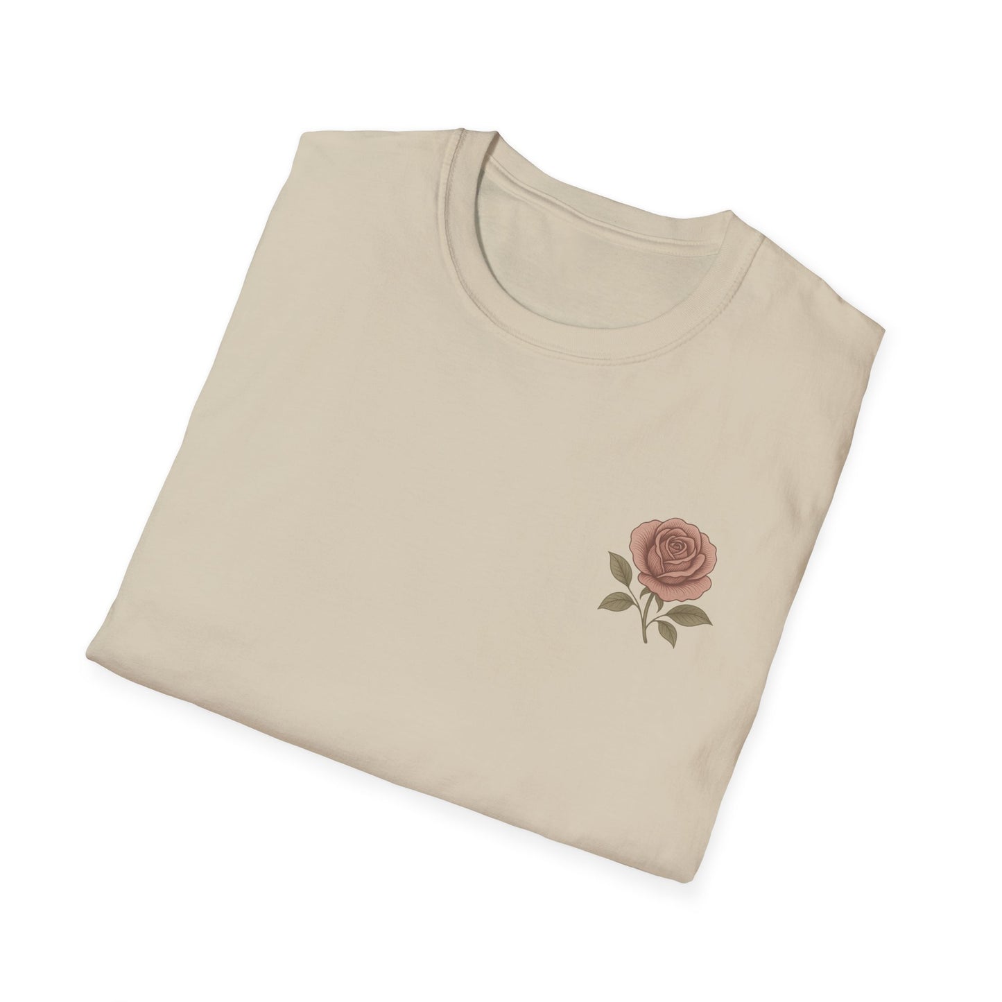 Daughter of a King Floral T-Shirt | Unisex Softstyle Tee for Empowerment and Faith