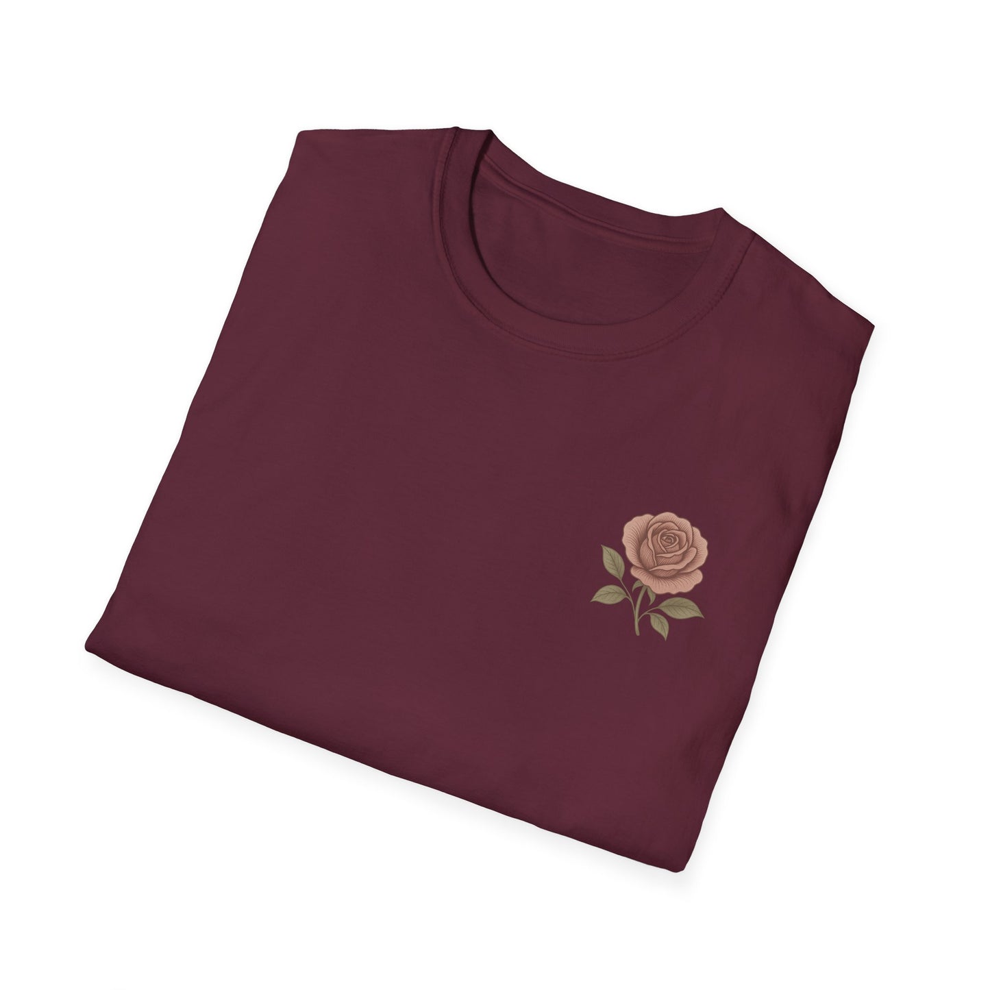 Daughter of a King Floral T-Shirt | Unisex Softstyle Tee for Empowerment and Faith