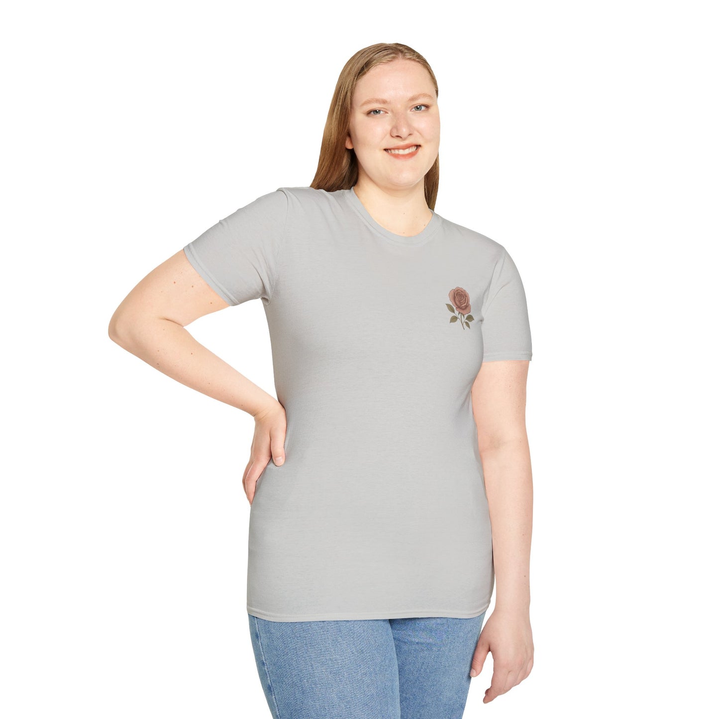 Daughter of a King Floral T-Shirt | Unisex Softstyle Tee for Empowerment and Faith